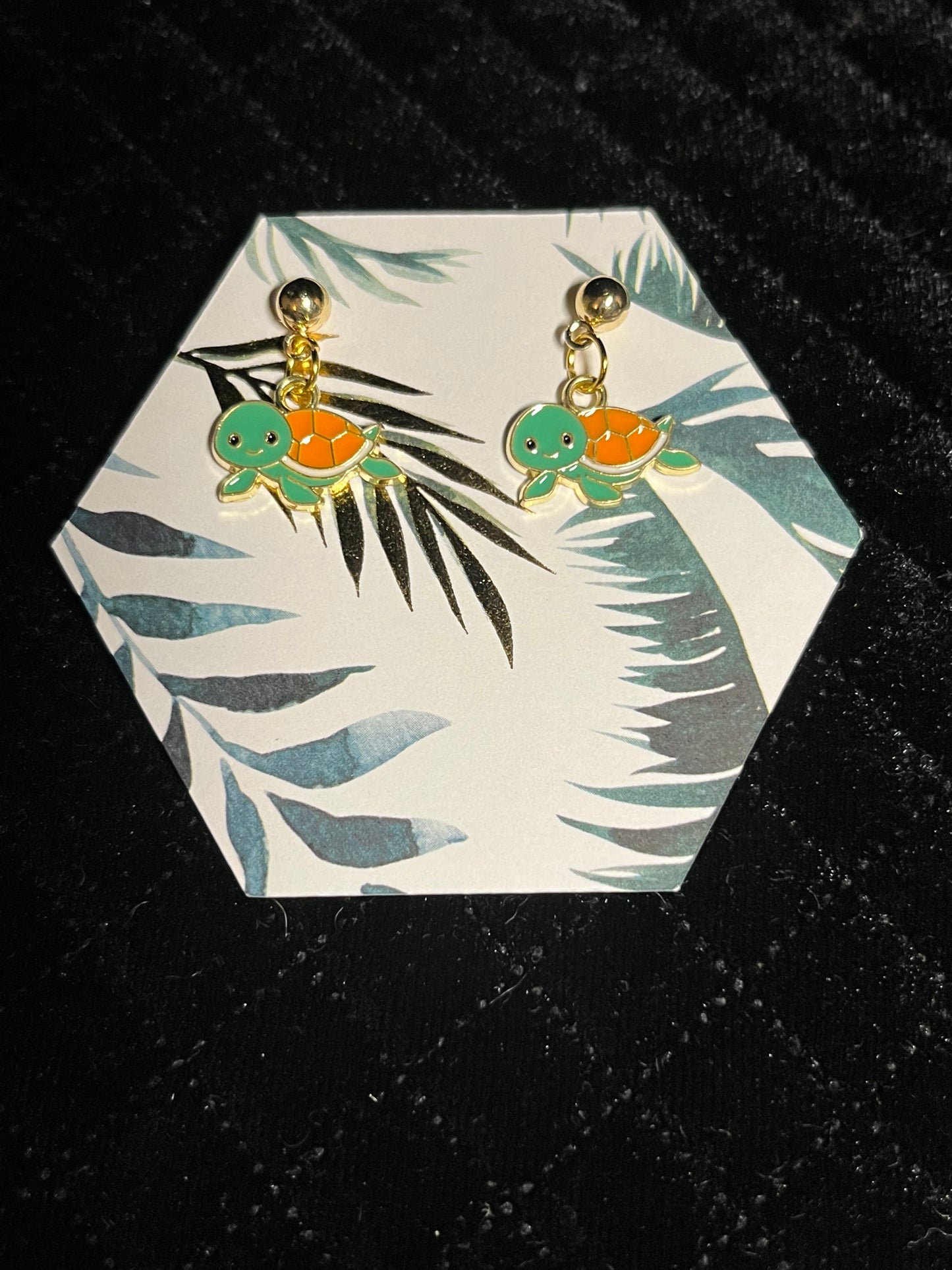 “i like turtles” charmed studs