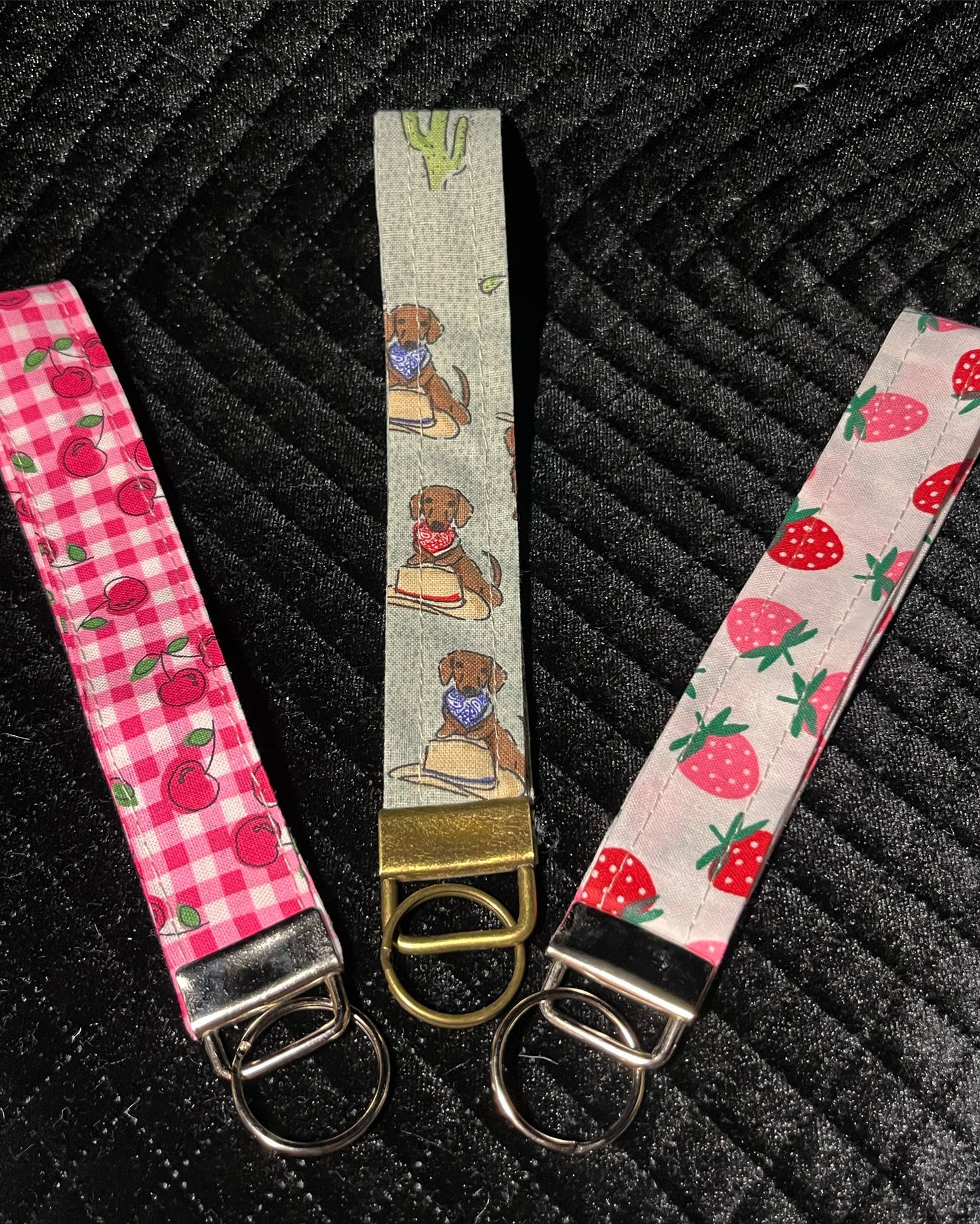 fabric key fobs