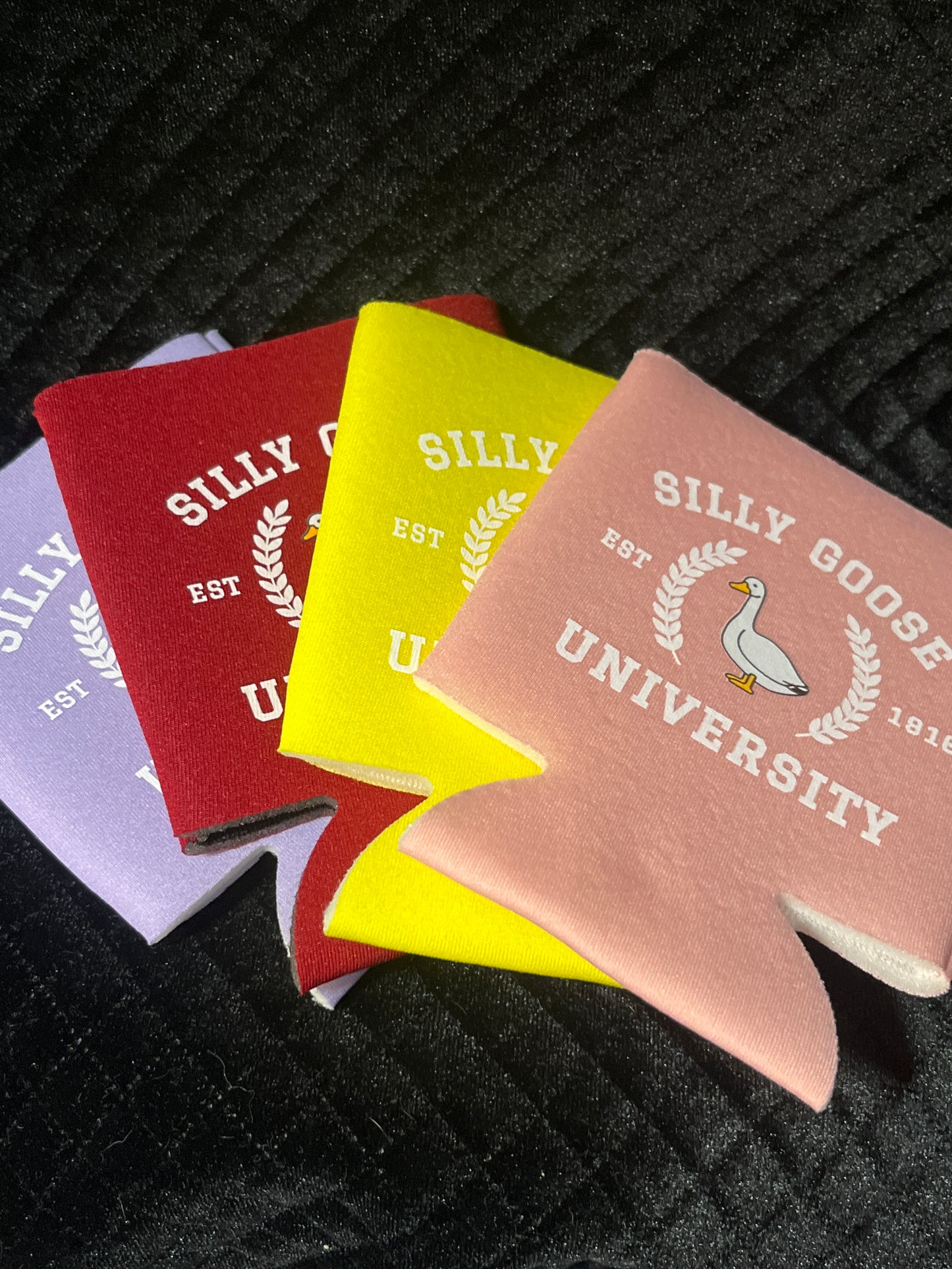 silly goose u can coozie