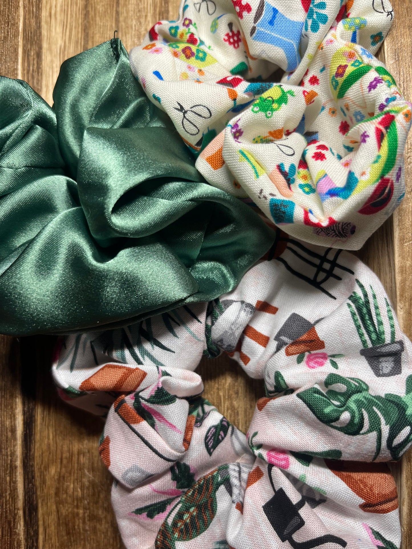 botanical scrunchies