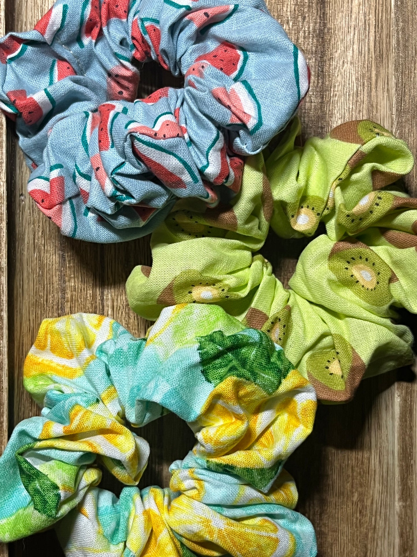 fruity scrunchies