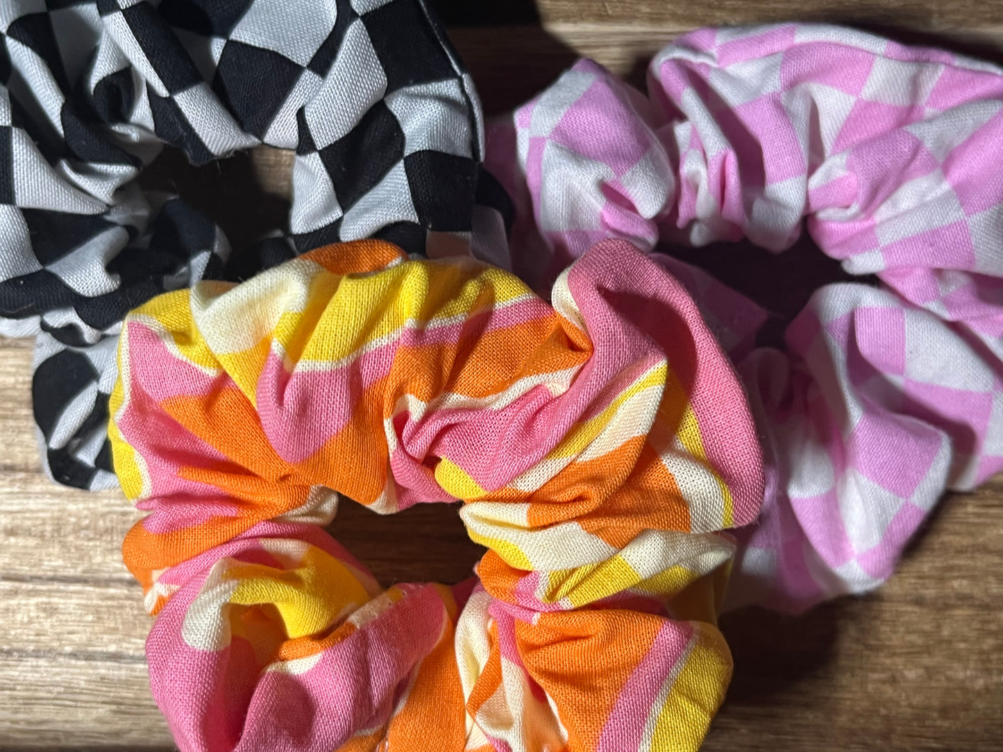 colorful scrunchies