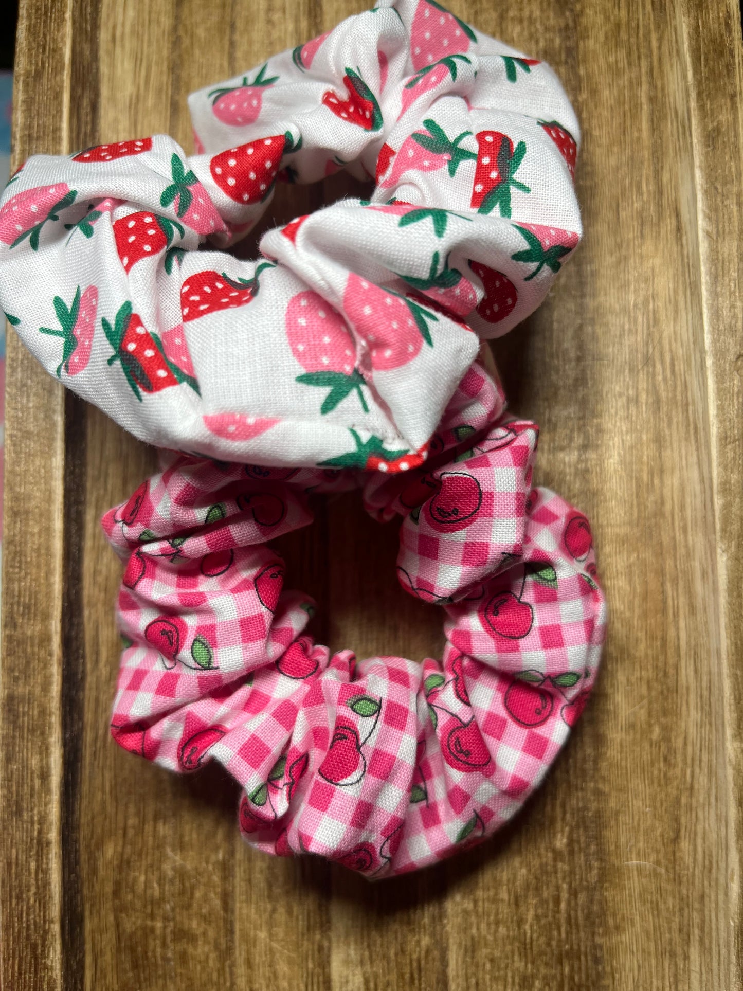 fruity scrunchies