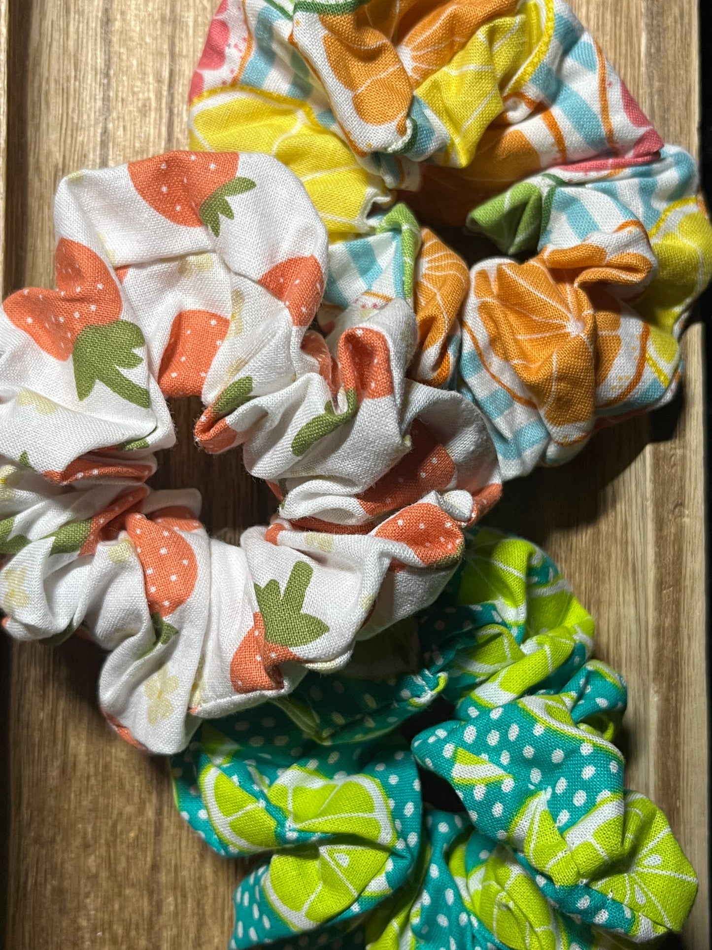 fruity scrunchies
