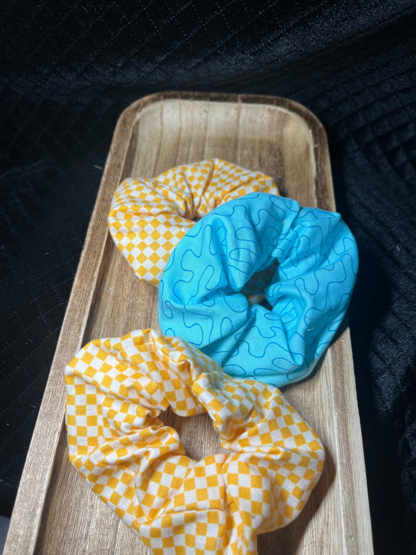 colorful scrunchies