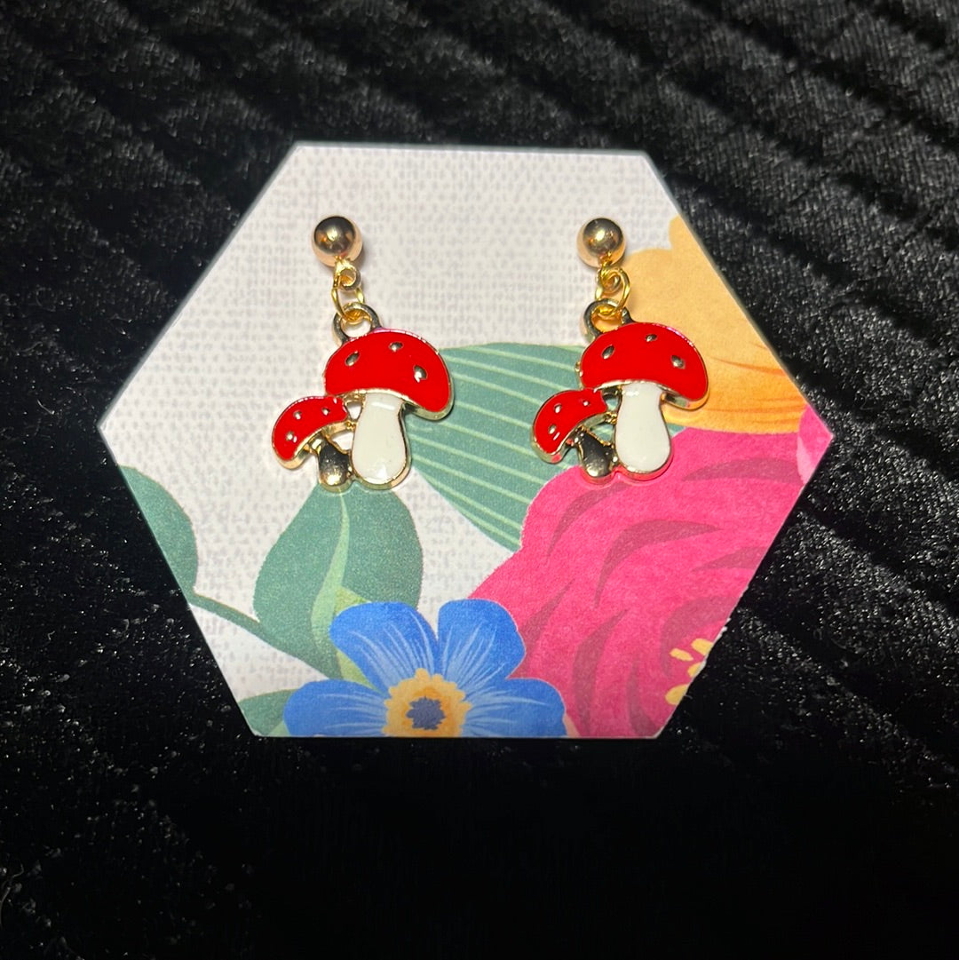 shroom pair charmed studs