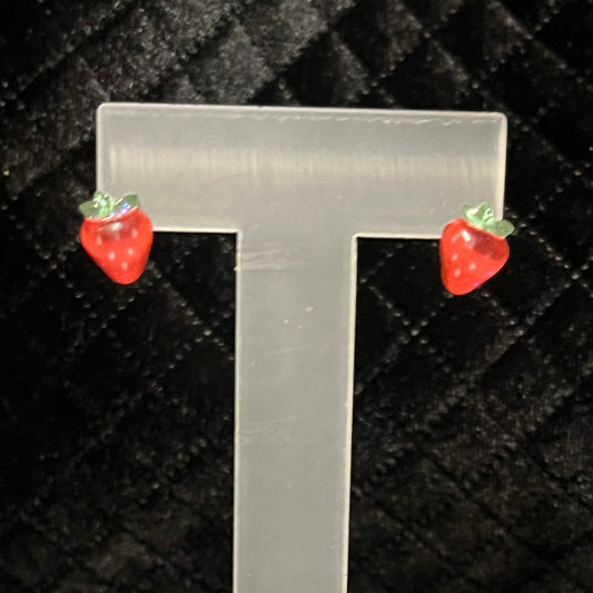 mini strawberry studs