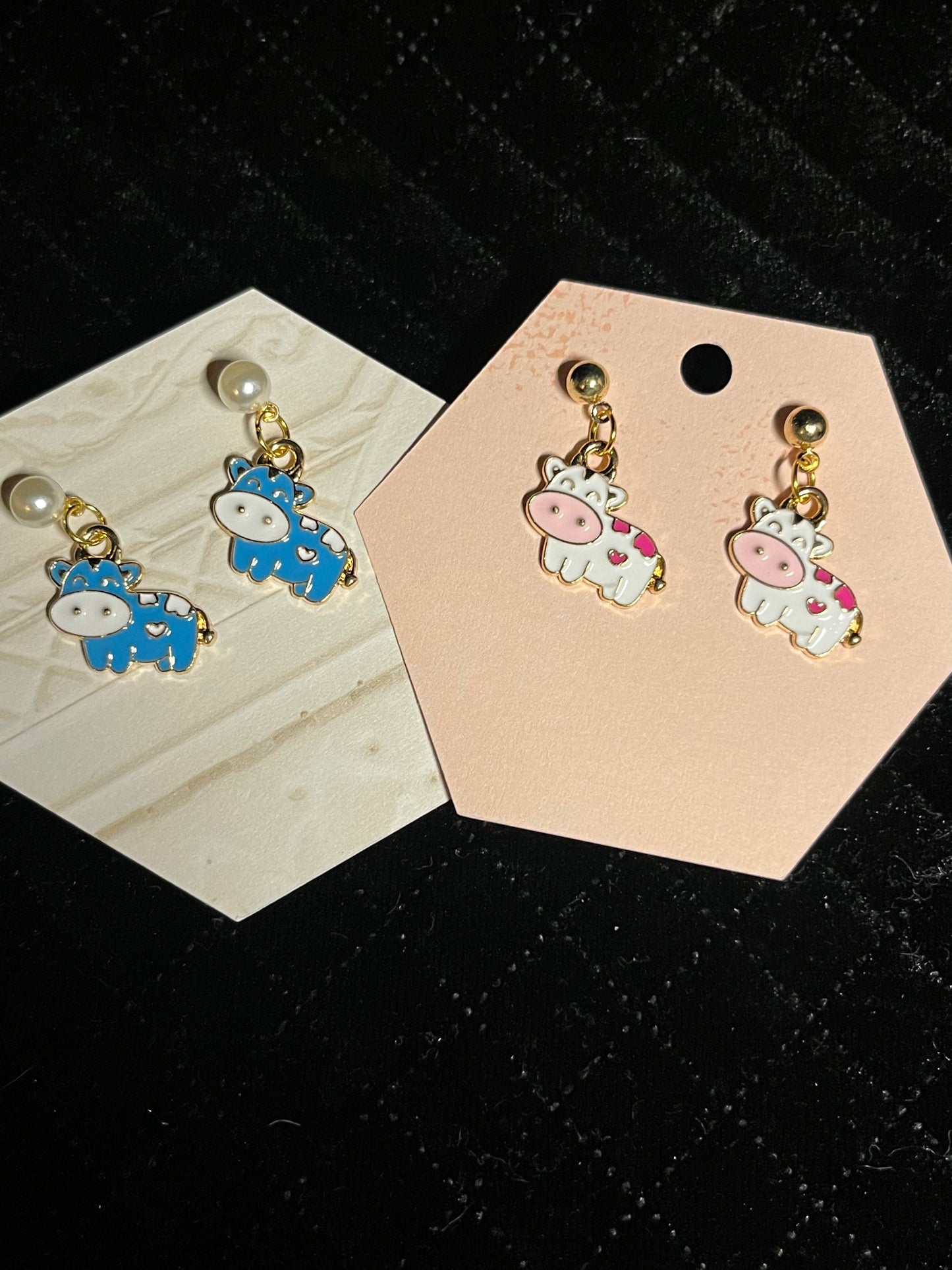 moo cow charmed studs