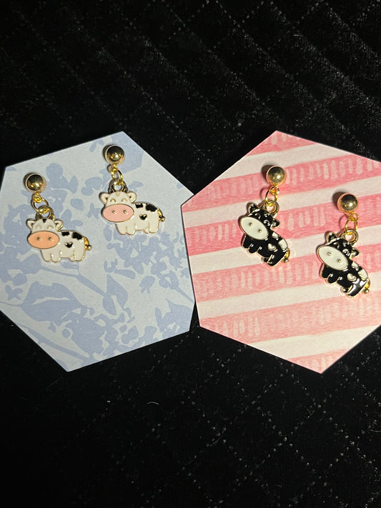 moo cow charmed studs
