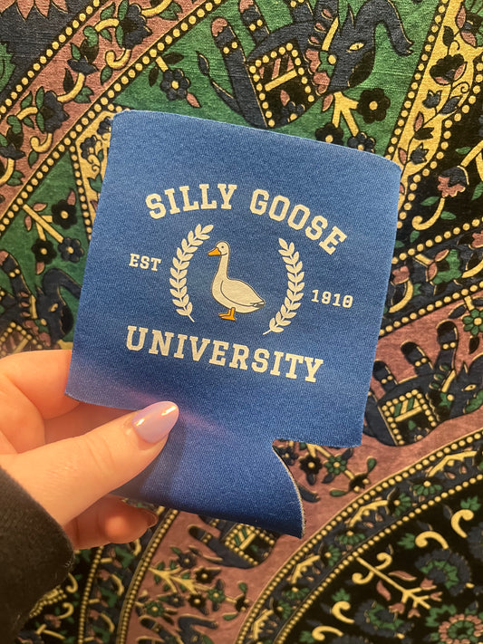 silly goose u can coozie