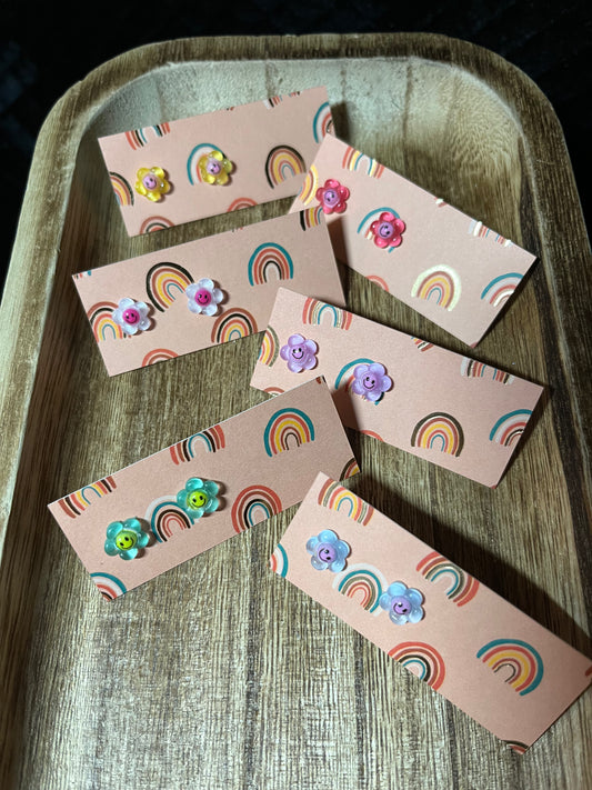 happy hippie micro studs