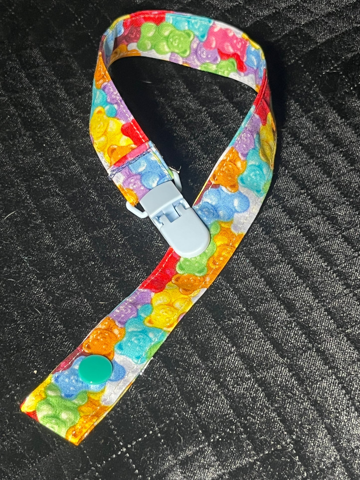 snap-in binky clips - short