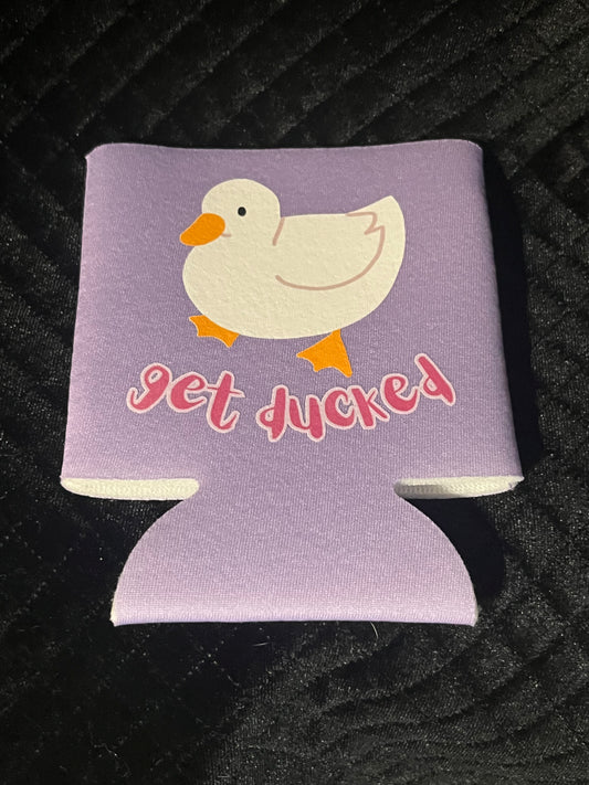 get ducked can coozie