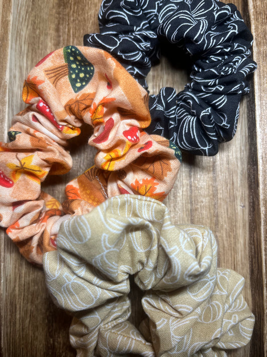 fall scrunchies